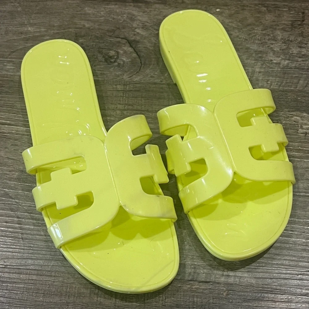 Sam Edelman Bay Jelly Slide-- Kiwi - Picture 2 of 13